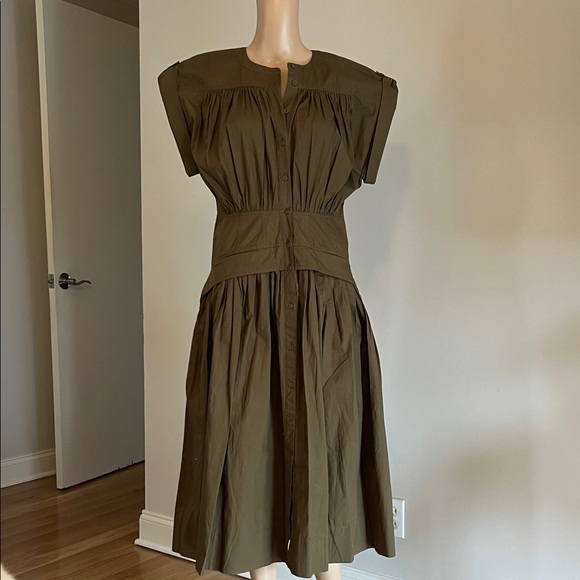 Ulla Johnson Dresses & Skirts - Ulla Johnson Olive Midi Dress